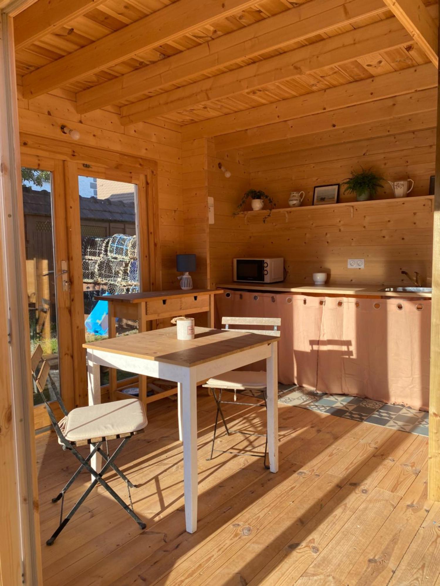 Maison En Bois 1 Chambre 4 Couchages Type Tiny House Granville Ngoại thất bức ảnh