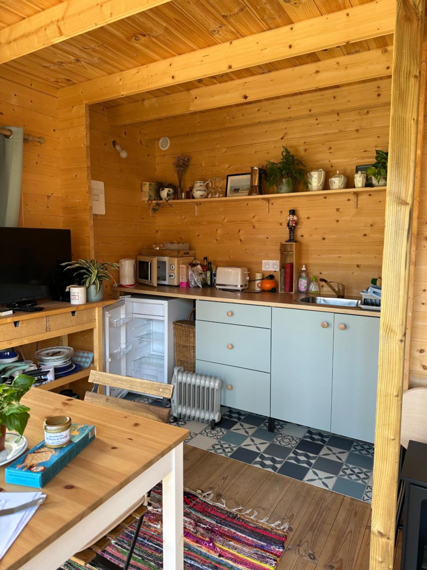 Maison En Bois 1 Chambre 4 Couchages Type Tiny House Granville Ngoại thất bức ảnh